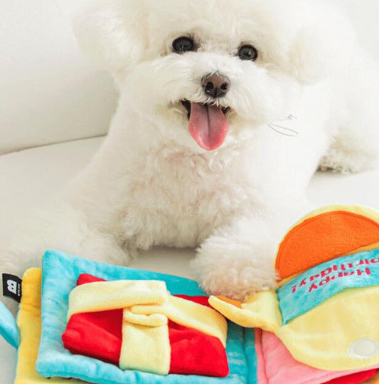 Happy Barkday - Interactive Treat Book Toy