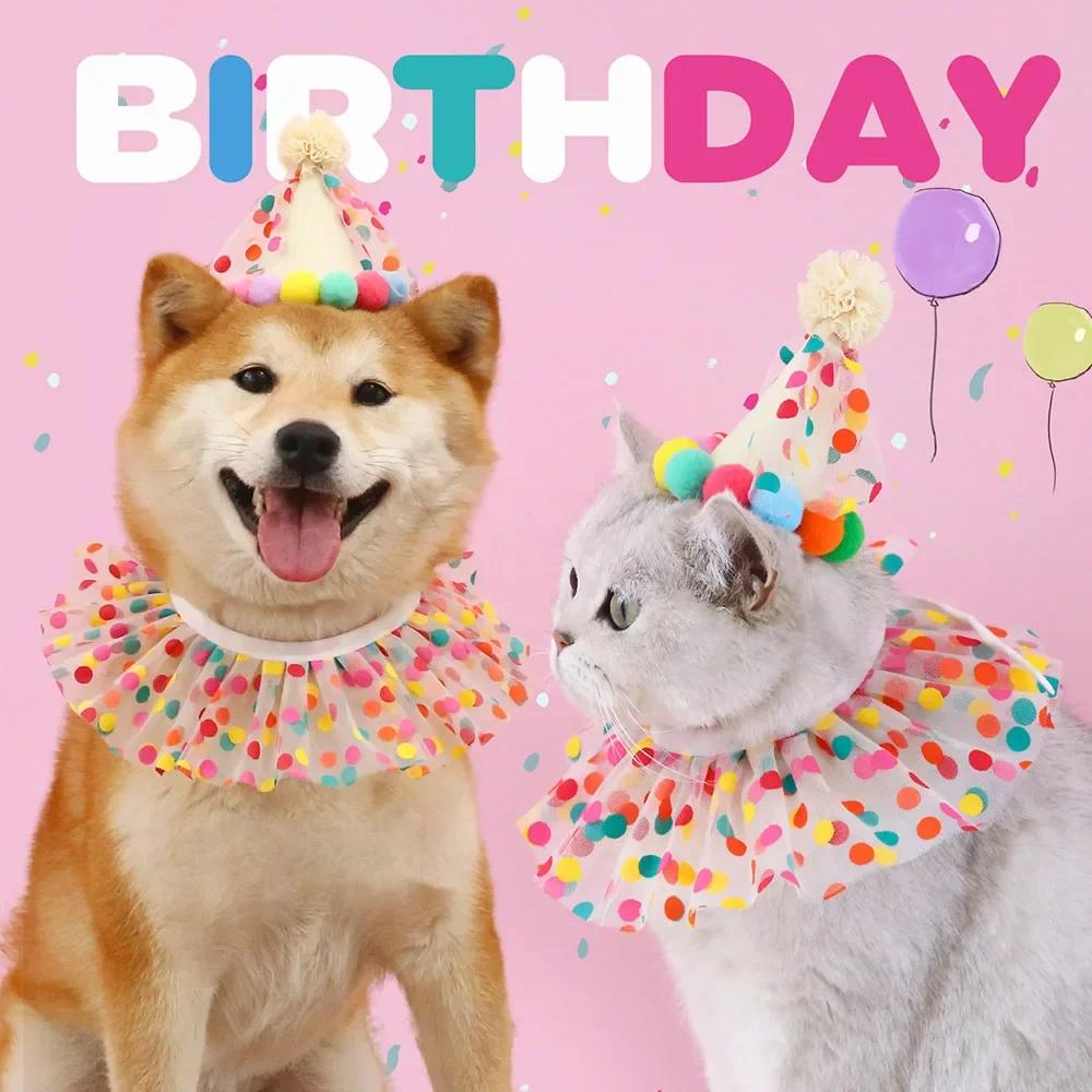 Polka Dot Pet Birthday Party Set